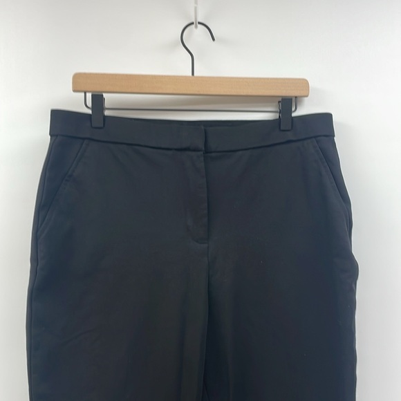 Banana Republic High Rise Trouser Ankle Pant Career Minimalist Black 12 - Picture 3 of 8